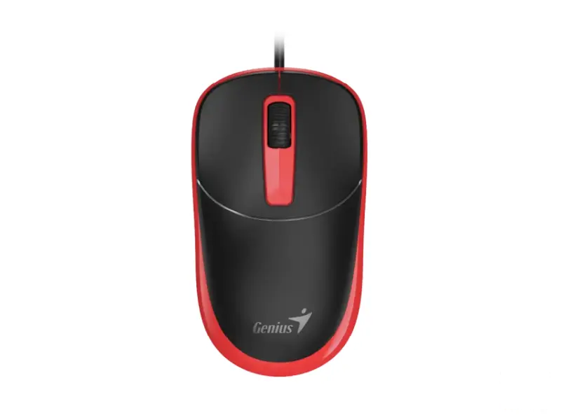 GENIUS DX-123 USB Optical crno-crveni miš 