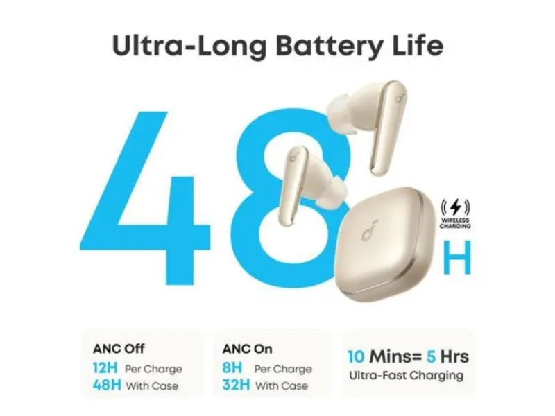 ANKER Soundcore Liberty 5 TWS ANC BT bubice sa mikrofonom zlatne 
