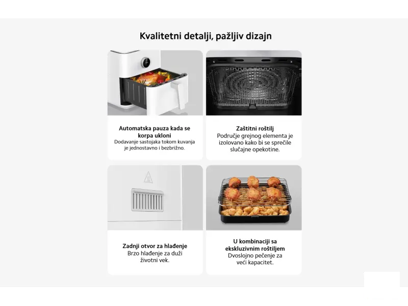 Xiaomi Smart Air Fryer 6.5L Black