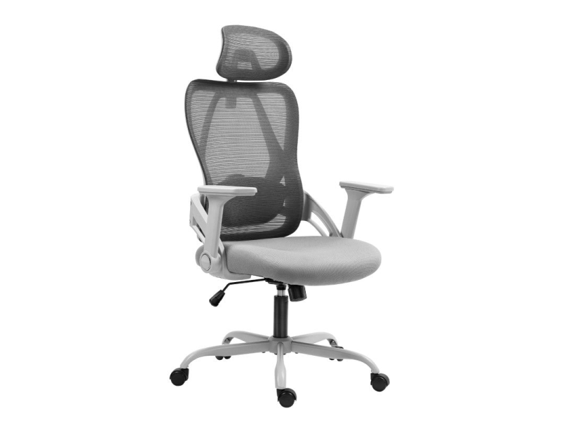 Mark Adler Kancelarijska Stolica Manager 2.9 Grey, Materijal:Mesh, podesiva visina/ruke/podloga za noge, ergonomski dizajn.