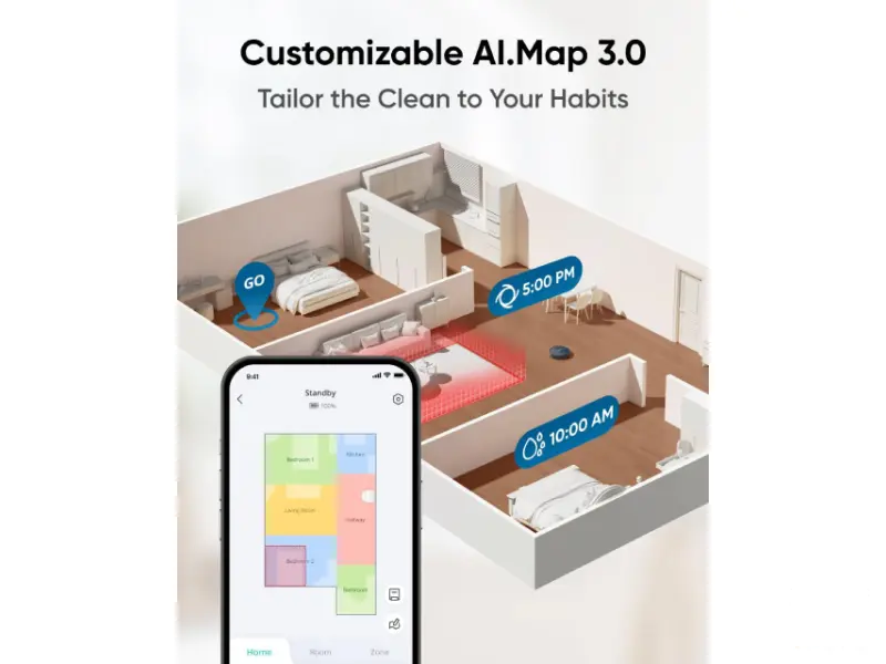 ANKER Eufy Omni X10 Pro MopMaster Robot Usisivač sa bazom crni 
