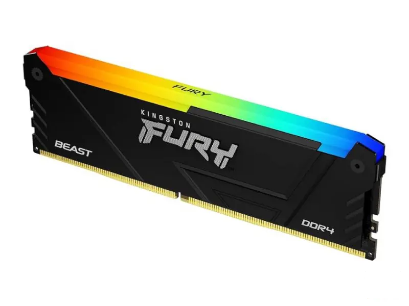 KINGSTON DIMM DDR4 16GB 3200MT/s KF432C16BB12A/16 FURY Beast RGB Black 
