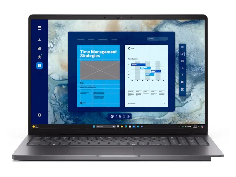 DELL Pro 16 16 inch FHD+ 300nits Core 5 120U 8GB 512GB SSD Backlit FP Win11Pro 3yr ProSupport 