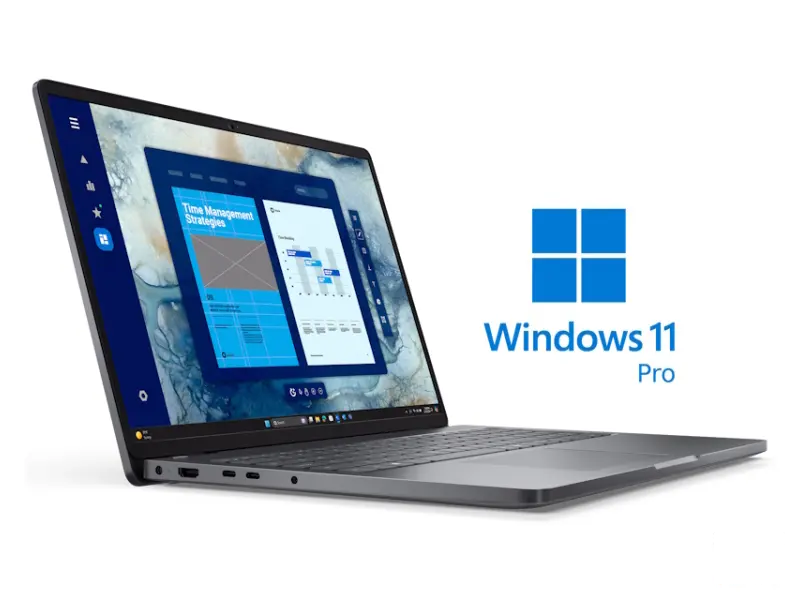 DELL Pro 16 16 inch FHD+ 300nits Core 5 120U 8GB 512GB SSD Backlit FP Win11Pro 3yr ProSupport 