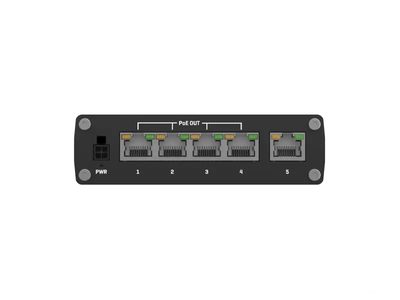 Teltonika Switch TSW100 5-Port 10/100/1000 Gigabit PoE+