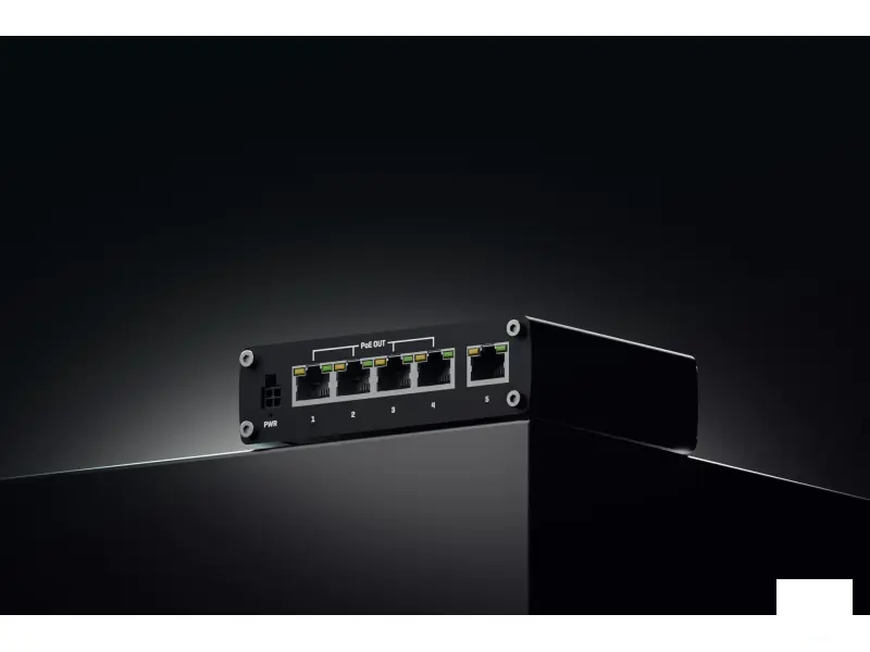 Teltonika Switch TSW100 5-Port 10/100/1000 Gigabit PoE+