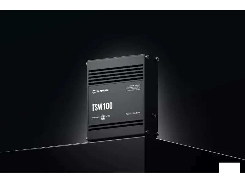 Teltonika Switch TSW100 5-Port 10/100/1000 Gigabit PoE+
