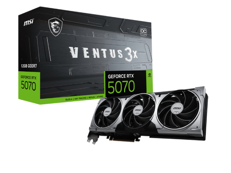 MSI GeForce RTX 5070 12G VENTUS 3X OC