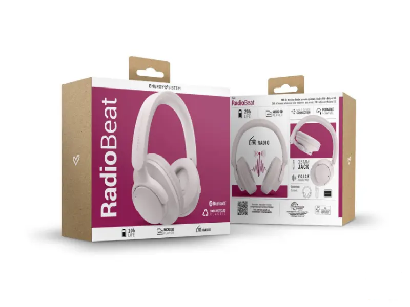ENERGY SISTEM Pink RadioBeat Bluetooth slušalice roze (M45973) 
