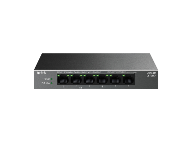 TP-LINK_ LS106LP(UN) 6-port 10/100mbps Desktop switch