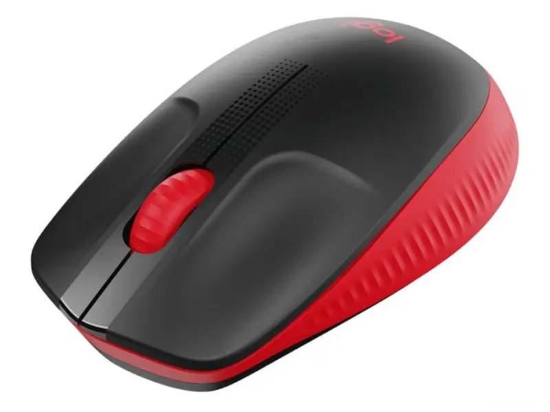 LOGITECH M190 Full-Size Wireless crveni miš 