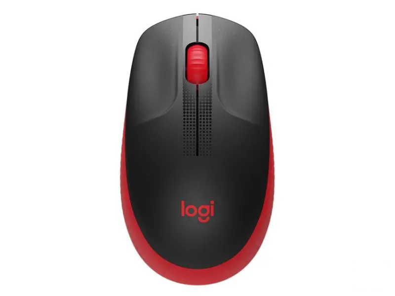 LOGITECH M190 Full-Size Wireless crveni miš 