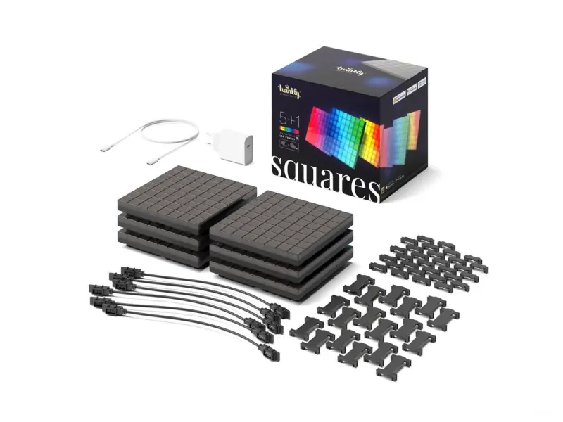 TWINKLY SQUARES STARTER KIT 1 STARTER + 5 EXTENS