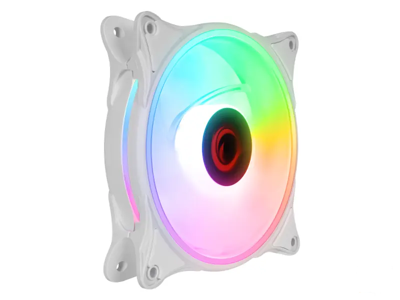 Rampage Cooler GLARE F50 120mm Rainbow RGB bijeli