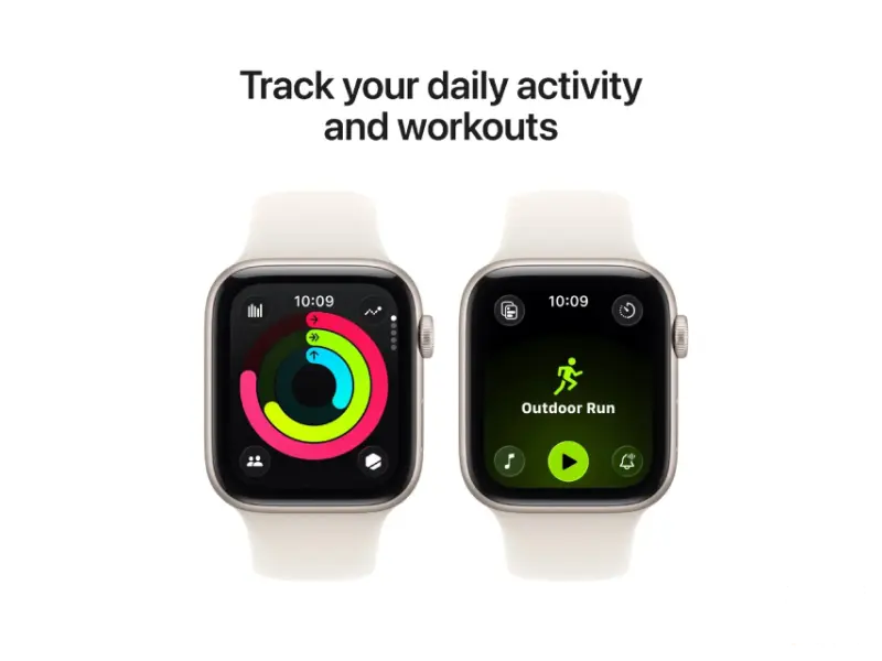 APPLE Watch SE 3 GPS 40mm Starlight Aluminium Case with Starlight Sport Band - M/L (meh54rk/a) 