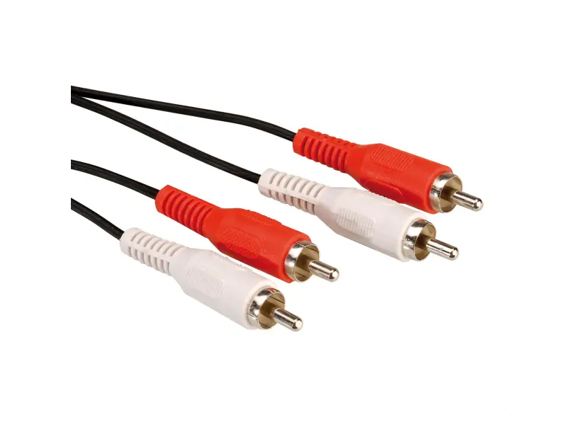 Roline VALUE Chinch kabel 2×chinch M/M 5m