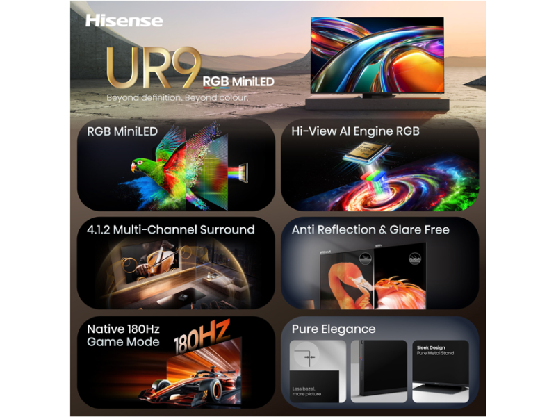 HISENSE 85 inča 85UR9S ULED RGB Mini LED 4K UHD Smart TV