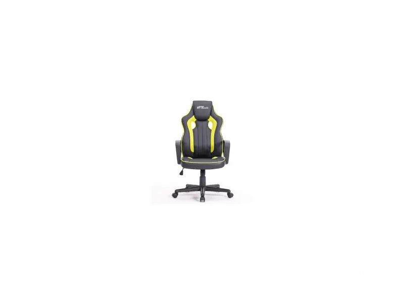 Bytezone Gaming stolica TACTIC, materijal poliamidna vlakna i PU Leather, multifunkcijski mehanizam za ugodno sjedenje, čvrsta baza za stabilnost, boja Black/yellow, maksimalno opterećenje 130kg, dimenzije 68.5x73x113-123cm