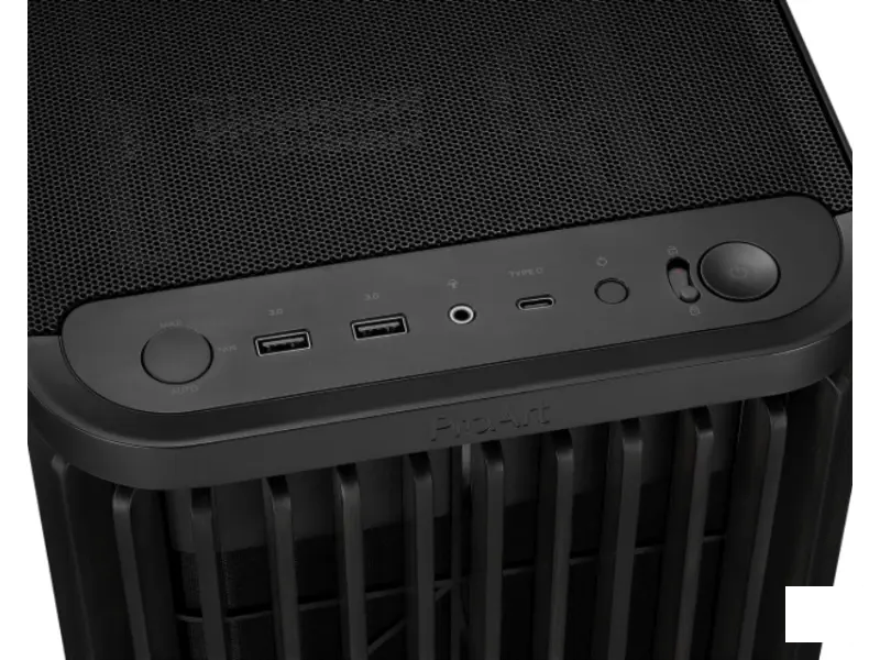ASUS PROART PA401 WOOD METAL PWM BLACK kućište crno 