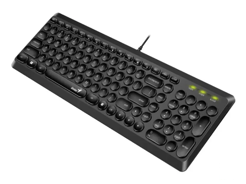 GENIUS Slimstar Q200 USB US crna tastatura 
