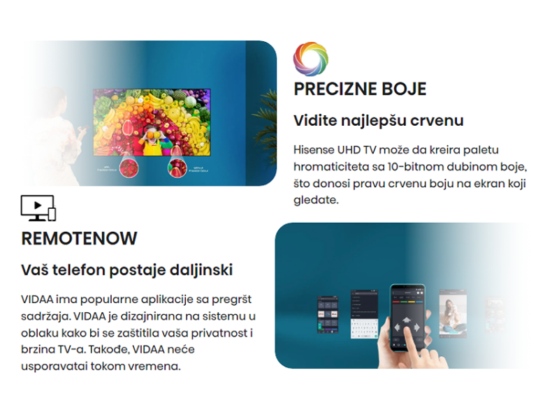 HISENSE 43 inča 43A6BG LED 4K UHD Smart TV outlet 