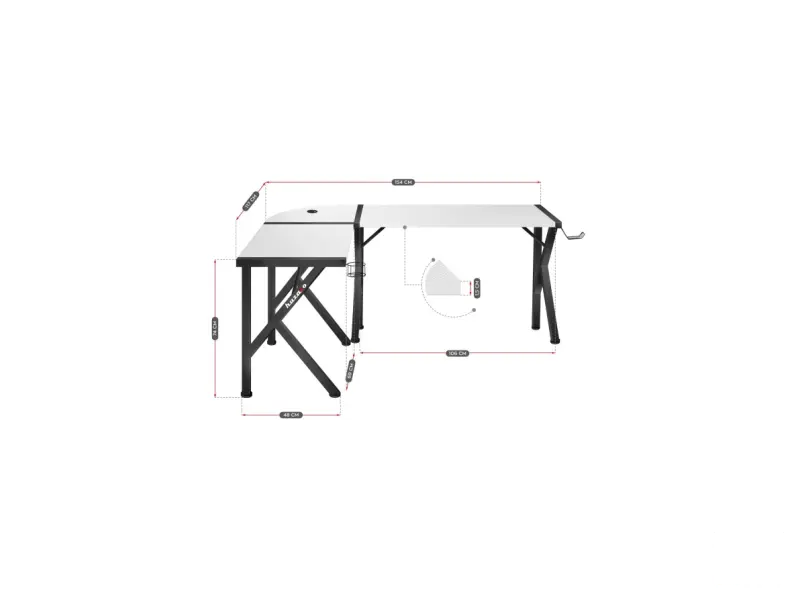 Huzaro Gaming sto HZ Hero 6.3 White