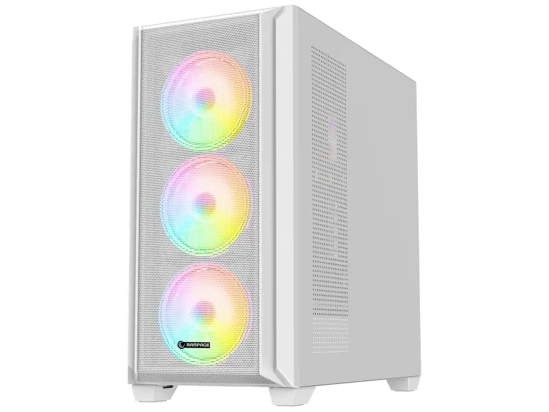 Rampage CASE ELYSIAN MESH 4x120mm ARGB 850W 80+ Bronze White