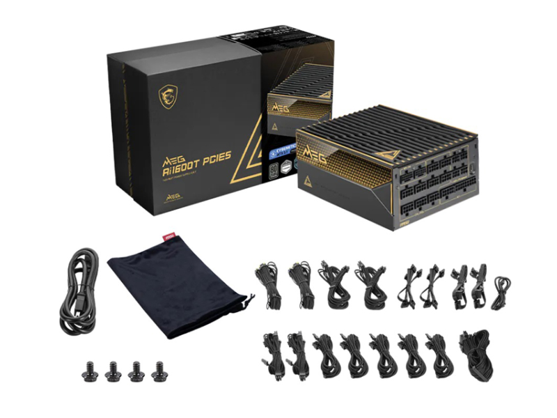 MSI MEG Ai1600T PCIE5 1600W napajanje 12Y