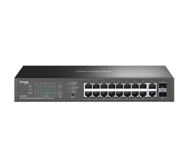 TP-LINK ES220GP ES220GP Omada PoE upravljiv cloud svič 16 gigabit PoE 802.3af/a