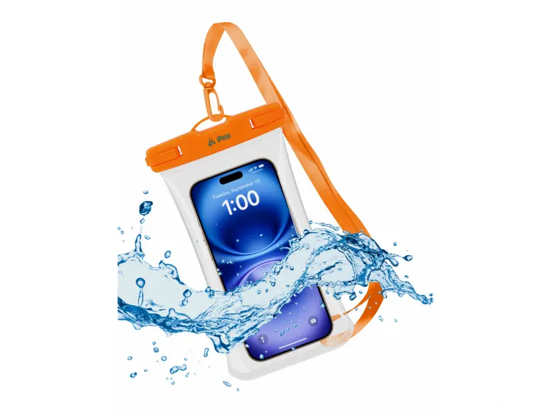 iPEAX Waterproof case 7"", Orange