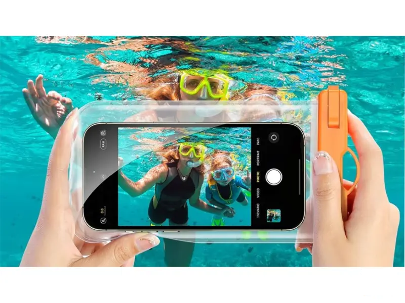 iPEAX Waterproof case 7"", Orange