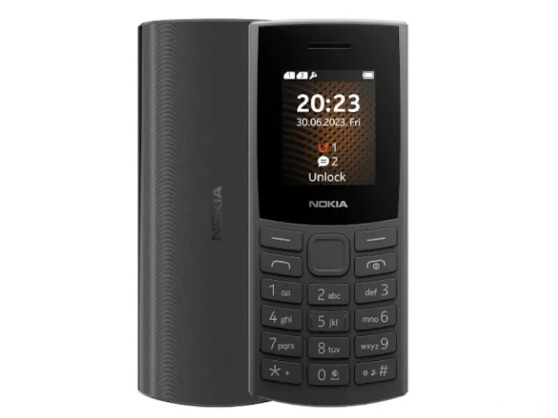 Nokia 105 DS black 2023 edition, type C
