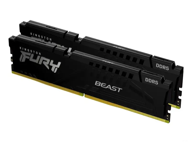 KINGSTON DIMM DDR5 64GB (2x32GB kit) 6400MT/s KF564C32BBEK2-64 FURY Beast Black EXPO 