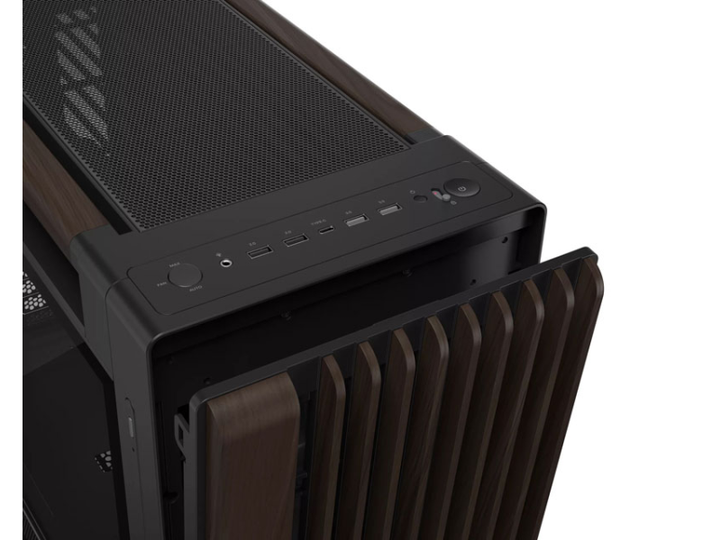 ASUS PROART PA602 WALNUT WOOD TG PWM MODERN BLACK kućište crno