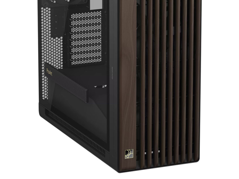 ASUS PROART PA602 WALNUT WOOD TG PWM MODERN BLACK kućište crno