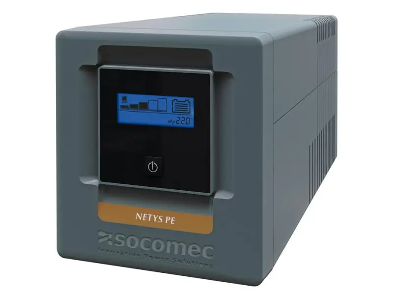 Socomec UPS NeTYS PE 1000VA/600W 230V 50/60Hz, AVR, RJ45, USB, LCD, Line interactive, Step wave