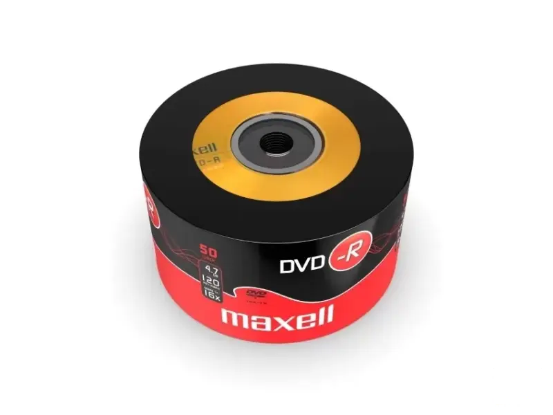 MAXELL DVD-R 4.7 GB 50/1 pack, celofan 