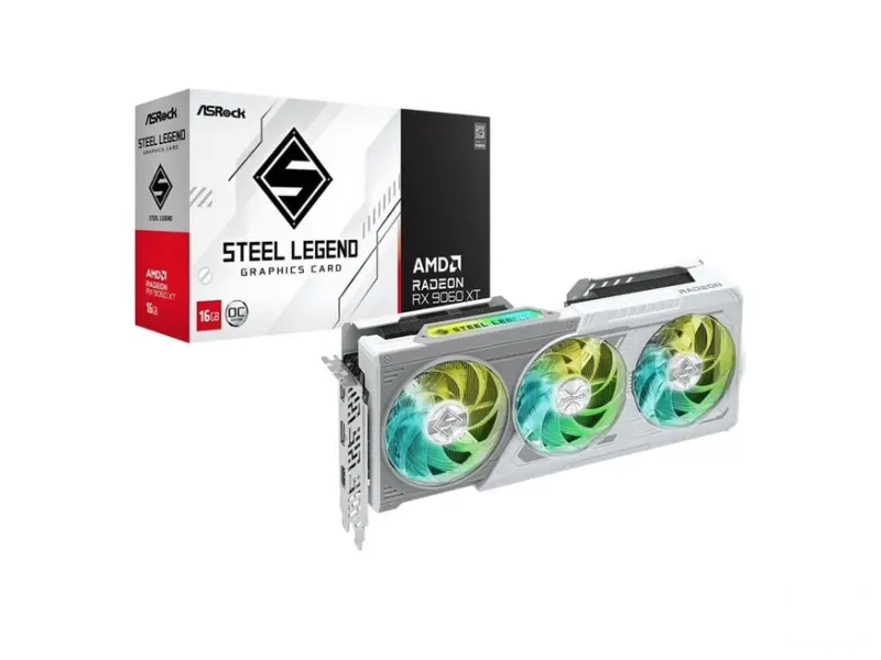 AsRock VGA RX 9060 XT 16GB Steel Legend OC