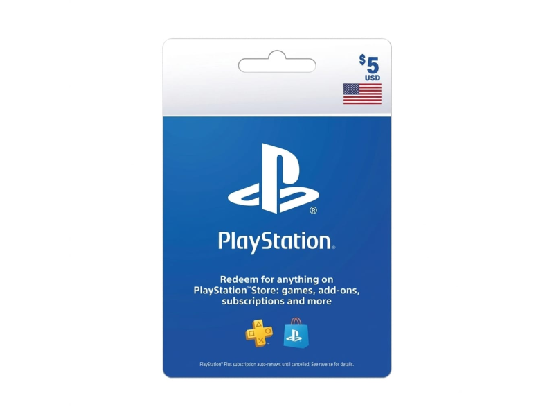 PlayStation Network Gift Card 5 USD - PSN United States