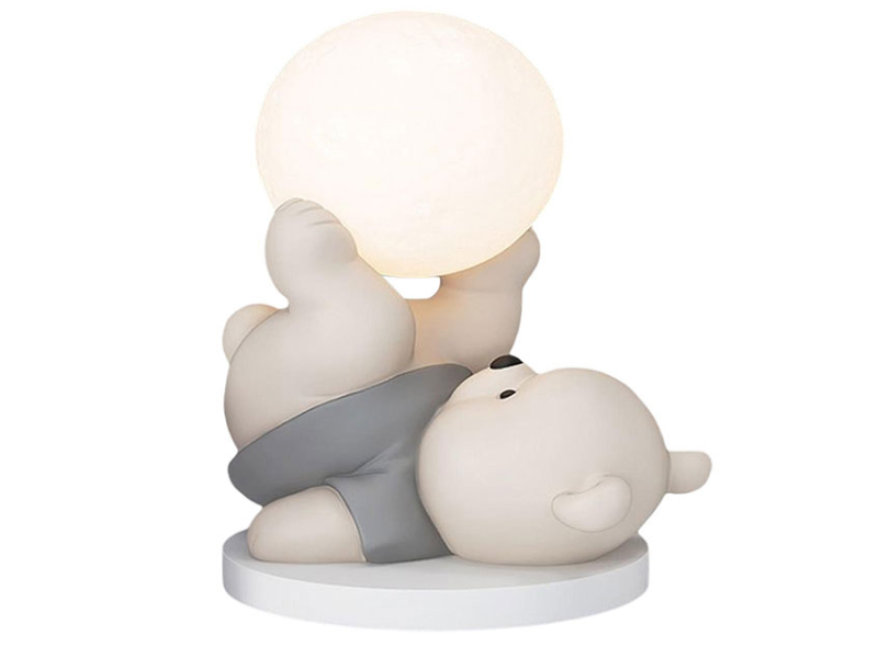 MARLUX 16H25 dekorativna stona lampa siva