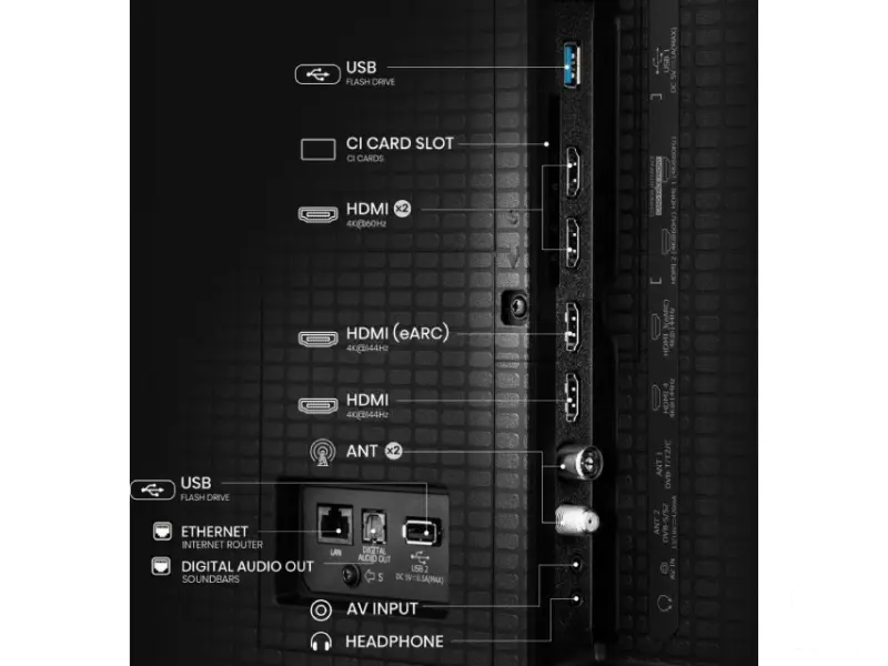 Hisense 75E8Q smart TV 75″
