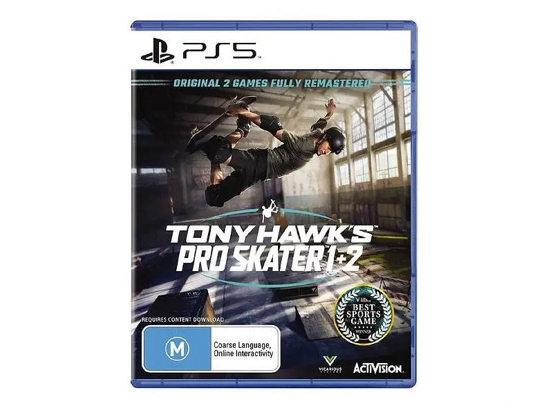 Tony Hawks Pro Skater 1 and 2 PS5
