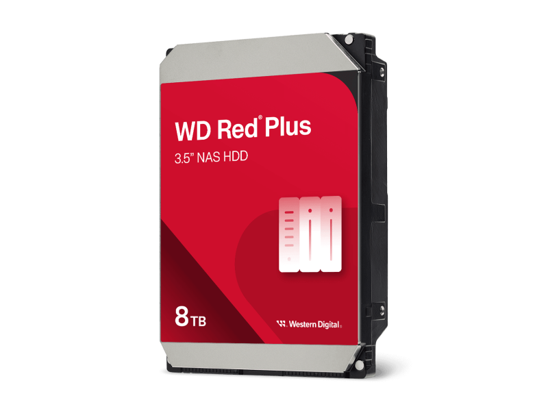 HDD INT 8TB WD Red™ Plus NAS (CMR) 3,5" SATA WD80EFPX