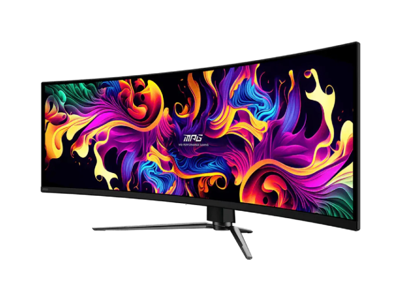 MSI 49 inča MPG 491CQPX QD-OLED DQHD 5120x1440 240Hz FreeSync Premium Pro zakrivljeni gaming monitor