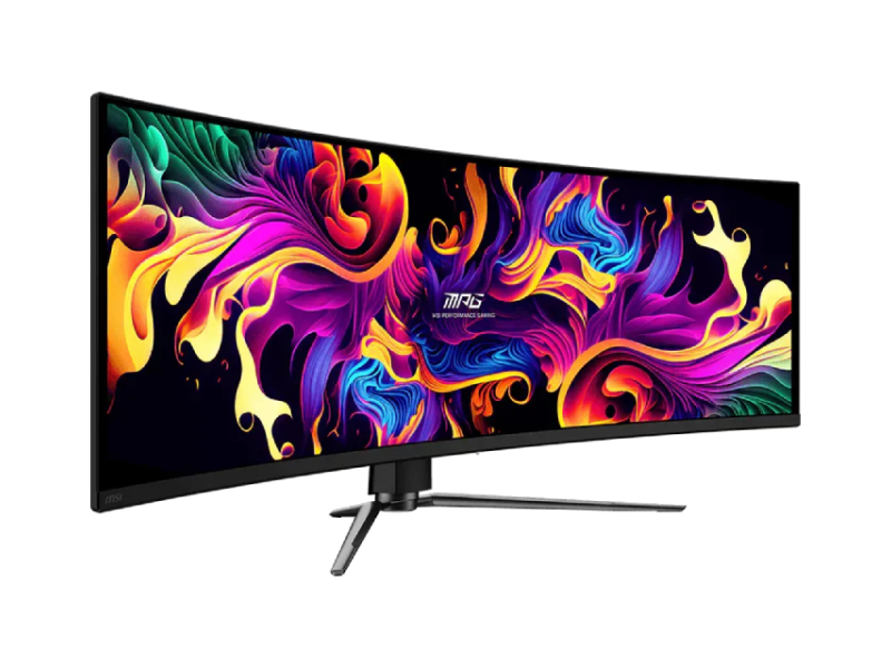 MSI 49 inča MPG 491CQPX QD-OLED DQHD 5120x1440 240Hz FreeSync Premium Pro zakrivljeni gaming monitor