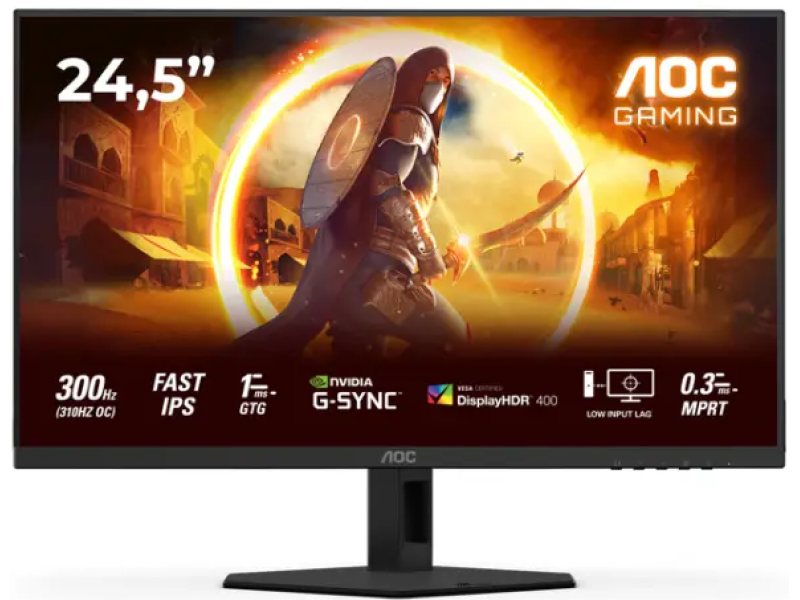 AOC 24.5 inča 25G4SRE FHD 1920x1080 Fast IPS 310 Hz G-Sync gaming monitor 