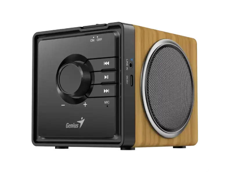 GENIUS SP-916BT Pine Wood Bluetooth zvučnik 