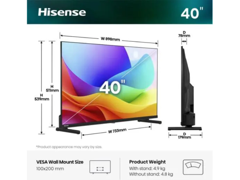 HISENSE 40 inča 40A5S QLED FHD Smart TV