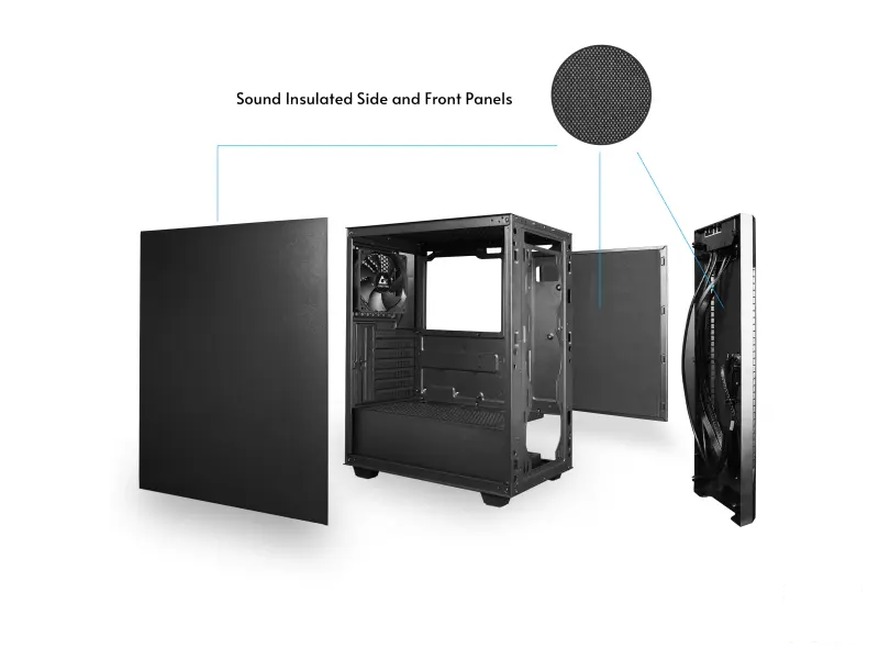 Chieftec CASE Pro Midi Q AS-02B-OP 1x120
