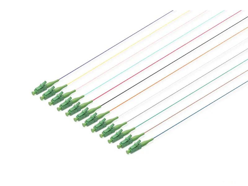Digitus FO pigtail set, 12 pcs, singlemode, simplex, 2m, LC/APC